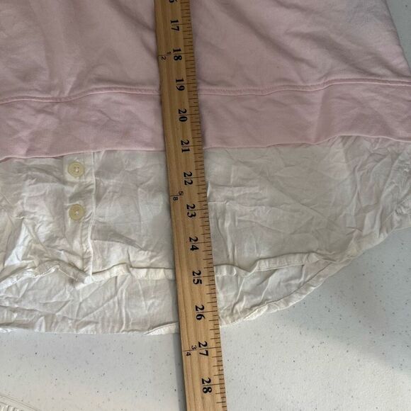 Tommy Hilfiger Women’s Pink Crewneck Size XL Cotton Polyester Rayon Preppy Style - Picture 13 of 15